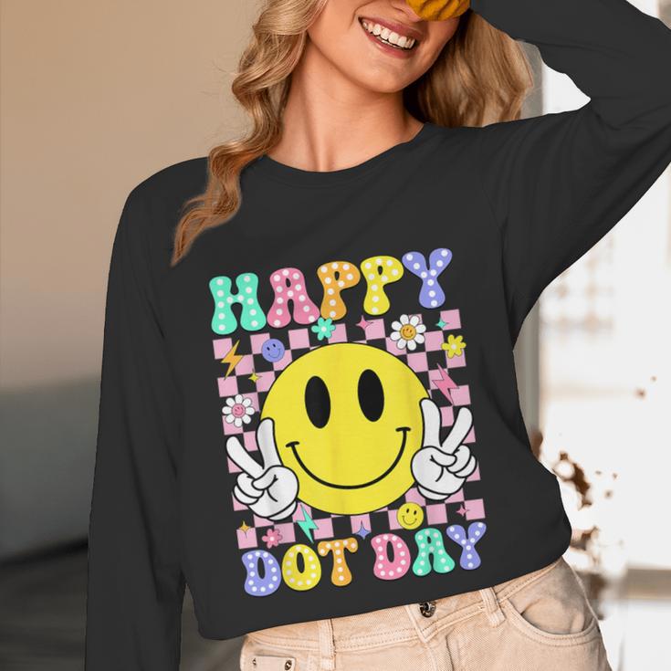 Happy Dot Day Shirts Teacher Student Girls Kids Smile Face Unisex Long Sleeve T-Shirt, funny design Happy Dot Day Shirts Teacher Student Girls Kids Smile Face Unisex Long Sleeve T-Shirt, funny design