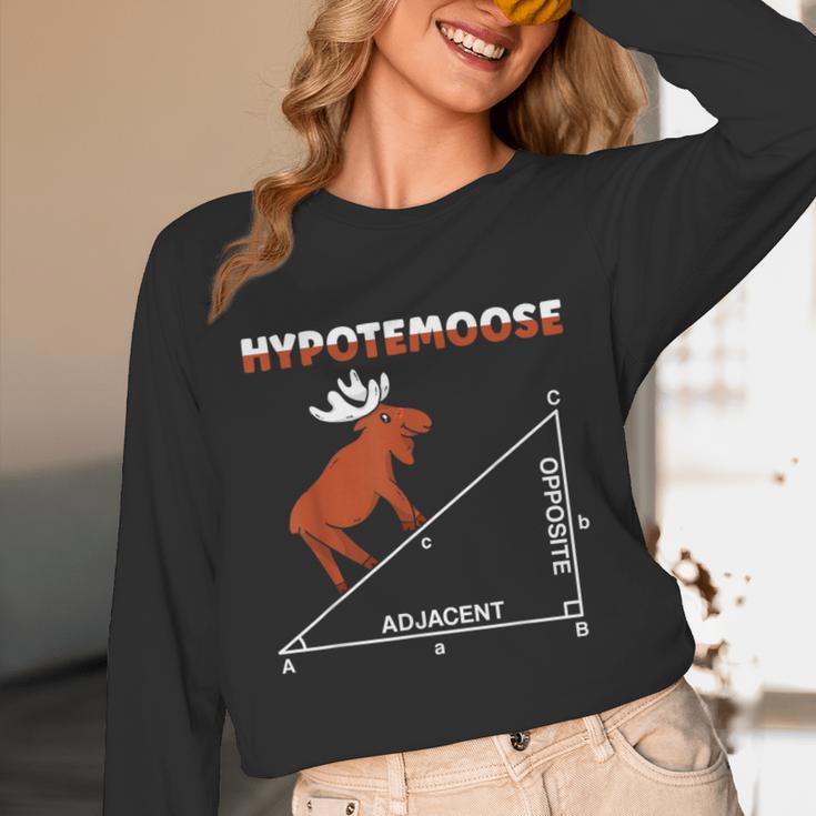Hypotemoose Mathematics Teacher Mathematician Math Geek Unisex Long Sleeve T-Shirt, funny design