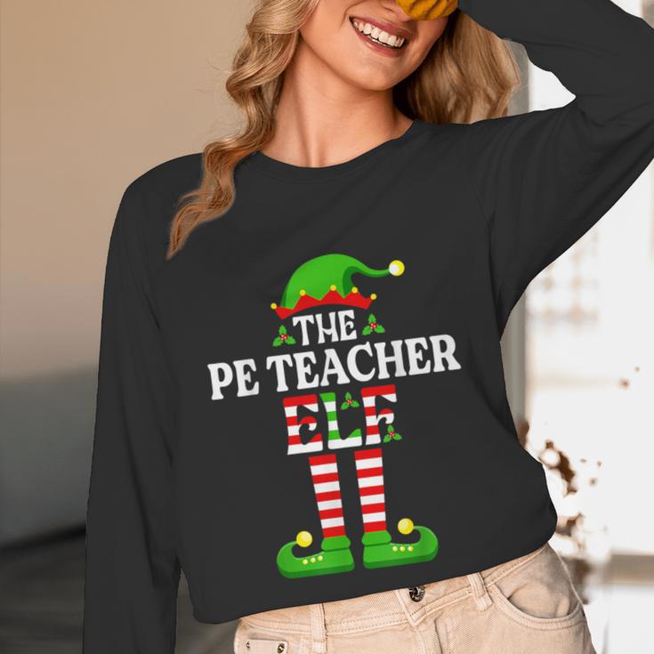 I'm The PE Teacher Elf Christmas Family Matching Unisex Long Sleeve T-Shirt, funny design