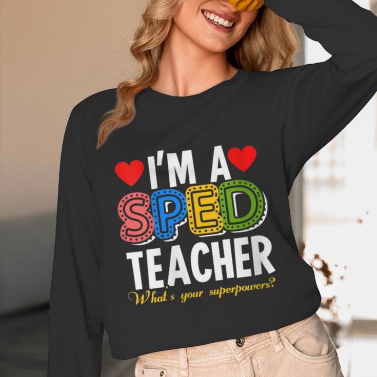 I'm A SPED Teacher Special Education Teacher Unisex Long Sleeve T-Shirt, funny design I'm A SPED Teacher Special Education Teacher Unisex Long Sleeve T-Shirt, funny design
