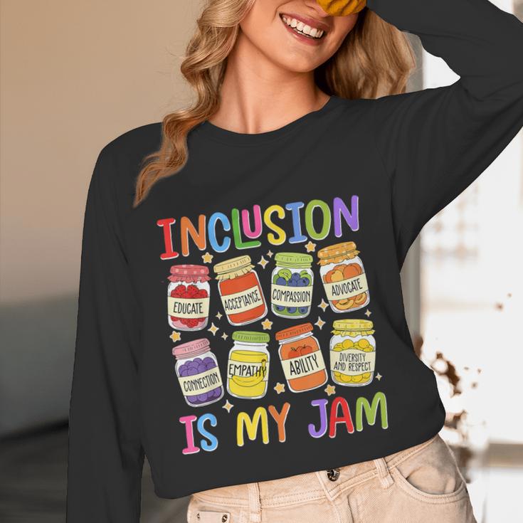 Inclusion Is My Jam SPED Teacher Special Education Teacher Unisex Long Sleeve T-Shirt, funny design Inclusion Is My Jam SPED Teacher Special Education Teacher Unisex Long Sleeve T-Shirt, funny design