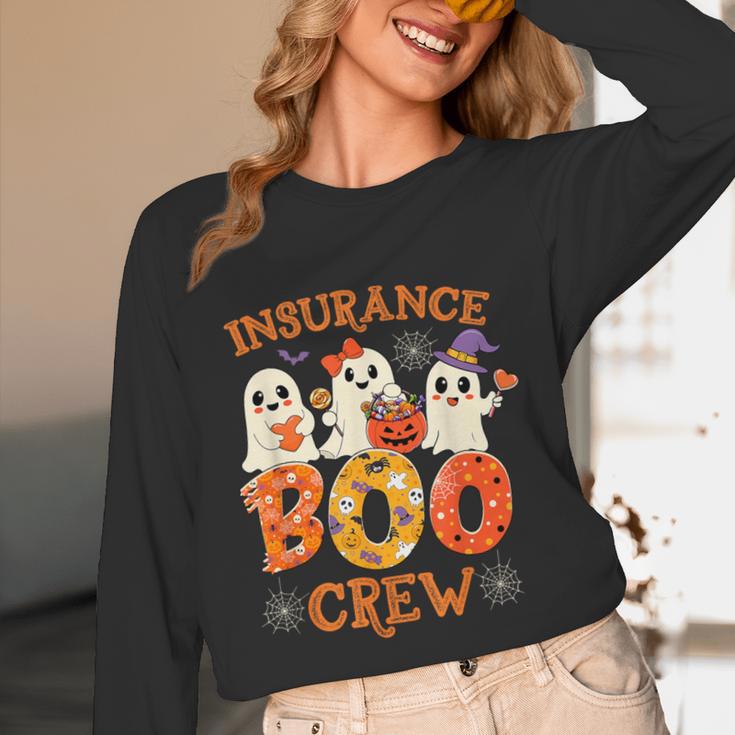 Insurance Boo Crew Halloween Spooky Costume Teacher Unisex Long Sleeve T-Shirt, funny design Insurance Boo Crew Halloween Spooky Costume Teacher Unisex Long Sleeve T-Shirt, funny design