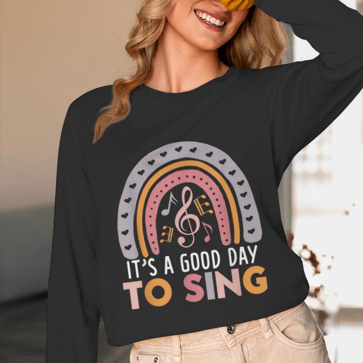 It's A Good Day To Sing Back To School Music Teacher Unisex Long Sleeve T-Shirt, funny design