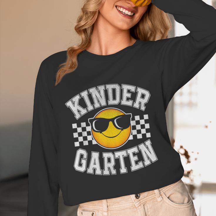 Kindergarten Teacher First Day Of Kinder Back To School Unisex Long Sleeve T-Shirt, funny design Kindergarten Teacher First Day Of Kinder Back To School Unisex Long Sleeve T-Shirt, funny design