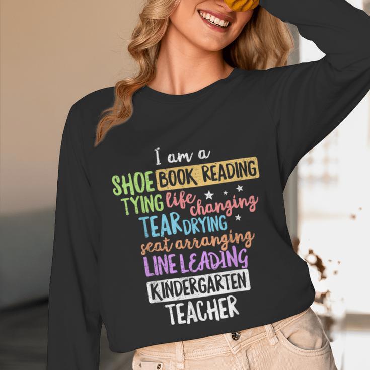 I Am A Kindergarten Teacher Shirt Creative Unisex Long Sleeve T-Shirt, funny design I Am A Kindergarten Teacher Shirt Creative Unisex Long Sleeve T-Shirt, funny design