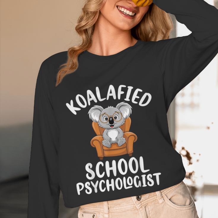 Koalafied School Psychologist Koala Lover Psychology Teacher Unisex Long Sleeve T-Shirt, funny design Koalafied School Psychologist Koala Lover Psychology Teacher Unisex Long Sleeve T-Shirt, funny design