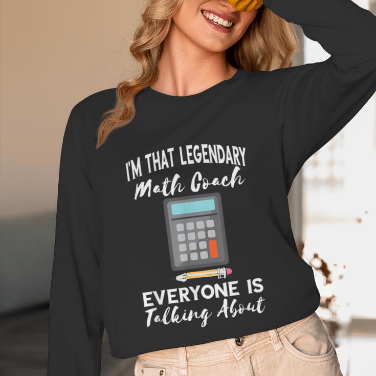 Legendary Math Coach Mathematics Calculator Math Teacher Unisex Long Sleeve T-Shirt, funny design Legendary Math Coach Mathematics Calculator Math Teacher Unisex Long Sleeve T-Shirt, funny design