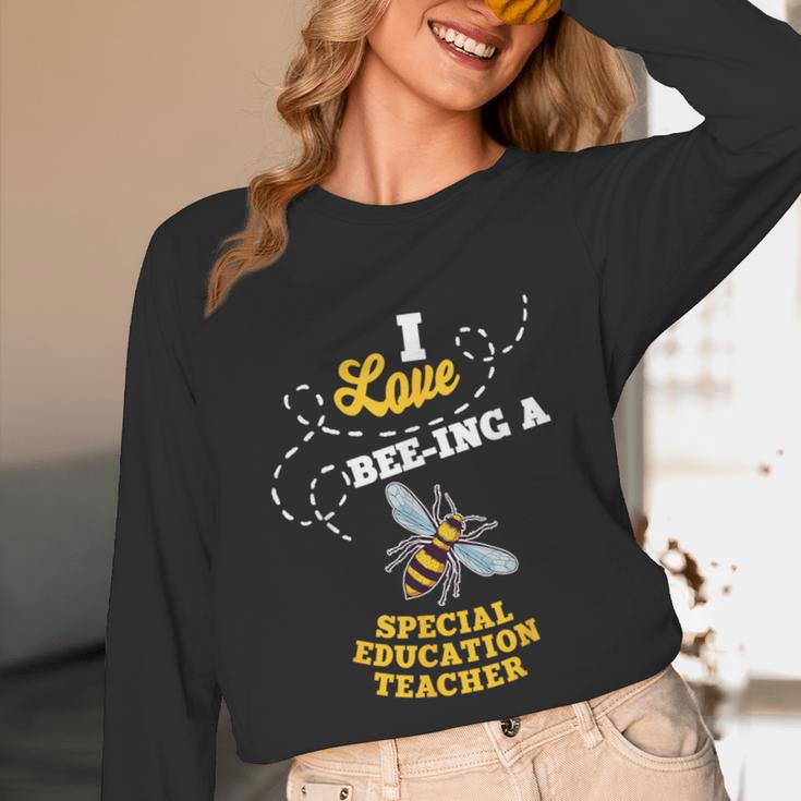 I Love Bee-Ing A Special Education Teacher Honey Bee Job For Men Women Unisex Long Sleeve T-Shirt, funny design I Love Bee-Ing A Special Education Teacher Honey Bee Job For Men Women Unisex Long Sleeve T-Shirt, funny design