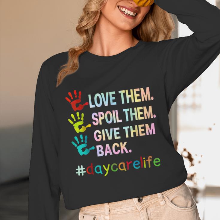 Love Daycare Provider Childcare Teacher Tie Dye Unisex Long Sleeve T-Shirt, funny design Love Daycare Provider Childcare Teacher Tie Dye Unisex Long Sleeve T-Shirt, funny design
