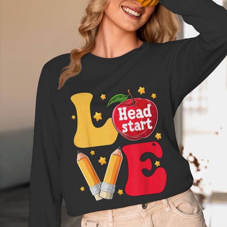 Love Headstart Head Start Teachers First Day Of School Unisex Long Sleeve T-Shirt, funny design Love Headstart Head Start Teachers First Day Of School Unisex Long Sleeve T-Shirt, funny design