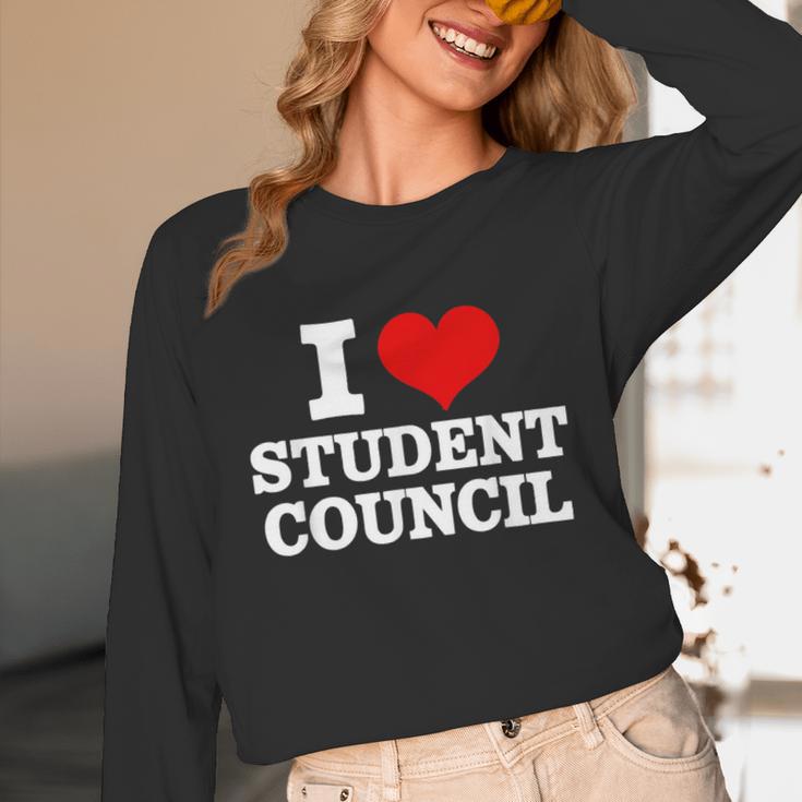 I Love Student Council Student Teacher Unisex Long Sleeve T-Shirt, funny design I Love Student Council Student Teacher Unisex Long Sleeve T-Shirt, funny design