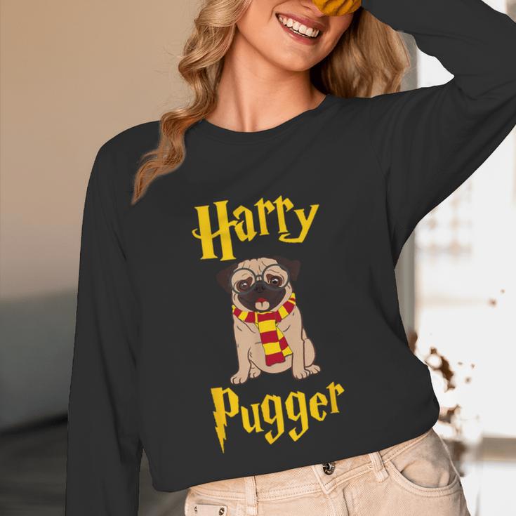 Lovely Harry Pugger Pug Unisex Long Sleeve T-Shirt, funny design