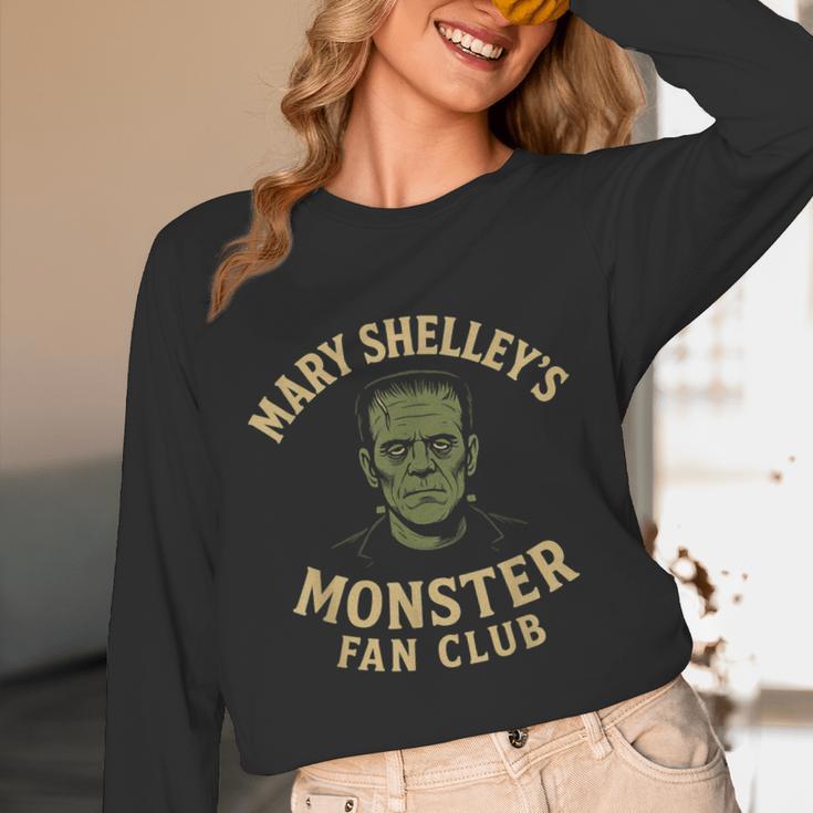 Mary Shelley's Monster Fan Club Gothic Horror Parody Unisex Long Sleeve T-Shirt, funny design