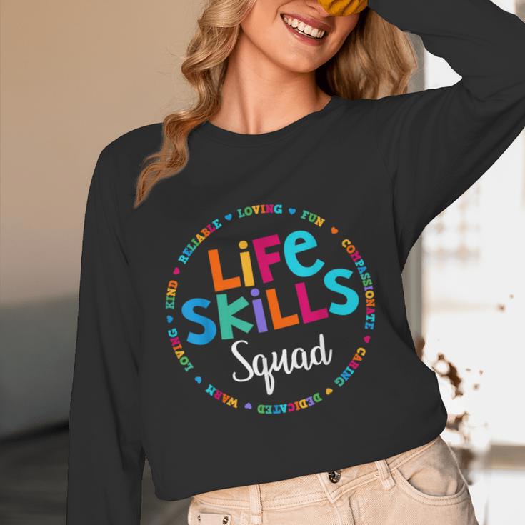 Matching Life Skills Squad Teacher Special Ed SPED Team Crew Unisex Long Sleeve T-Shirt, funny design Matching Life Skills Squad Teacher Special Ed SPED Team Crew Unisex Long Sleeve T-Shirt, funny design