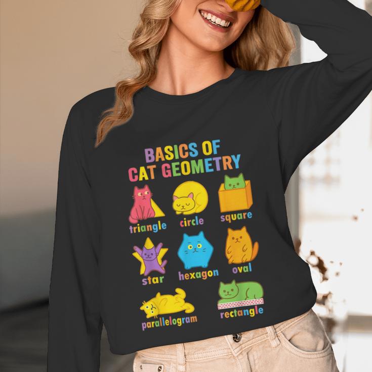 Math Cat Geometry Back To School Mathematics Teacher Unisex Long Sleeve T-Shirt, funny design Math Cat Geometry Back To School Mathematics Teacher Unisex Long Sleeve T-Shirt, funny design