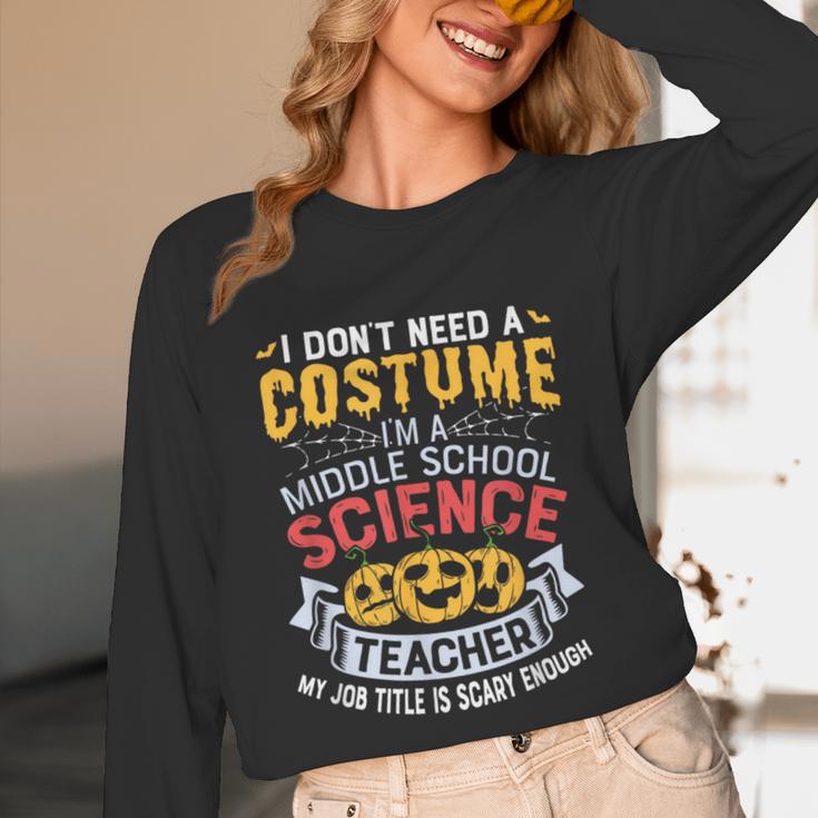 Middle School Science Teacher Halloween Costume For Men Women Unisex Long Sleeve T-Shirt, funny design Middle School Science Teacher Halloween Costume For Men Women Unisex Long Sleeve T-Shirt, funny design