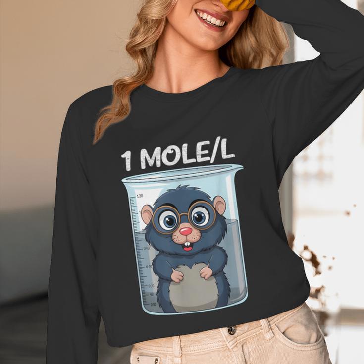 Mole Chemistry Chemist Student Science Teacher Unisex Long Sleeve T-Shirt, funny design