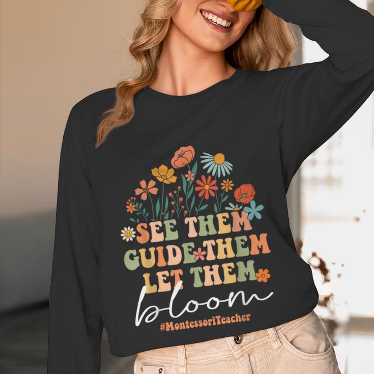 Montessori Teacher Unisex Long Sleeve T-Shirt, funny design