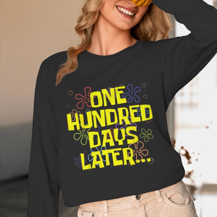 One Hundred Days Later 100th Day Of School Teacher Student Unisex Long Sleeve T-Shirt, funny design One Hundred Days Later 100th Day Of School Teacher Student Unisex Long Sleeve T-Shirt, funny design