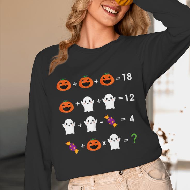 Order Of Operations Halloween Quiz Math Teacher For Men Women Kids Unisex Long Sleeve T-Shirt, funny design Order Of Operations Halloween Quiz Math Teacher For Men Women Kids Unisex Long Sleeve T-Shirt, funny design