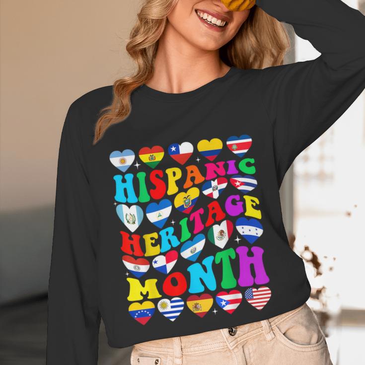 Hispanic Heritage Month 2025 Latino Puerto Rico Teacher Kids Unisex Long Sleeve T-Shirt, funny design