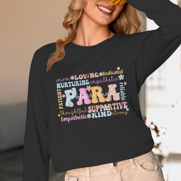 Paraprofessional Back To School Paraeducator Para Teacher Unisex Long Sleeve T-Shirt, funny design Paraprofessional Back To School Paraeducator Para Teacher Unisex Long Sleeve T-Shirt, funny design