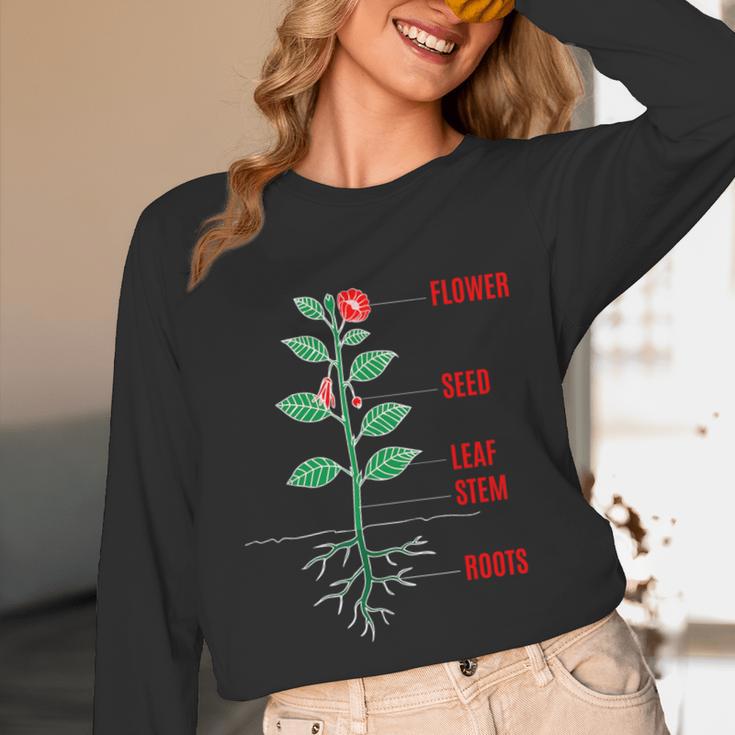 Parts Of a Plant Science For Teachers Kids And Students Unisex Long Sleeve T-Shirt, funny design Parts Of a Plant Science For Teachers Kids And Students Unisex Long Sleeve T-Shirt, funny design