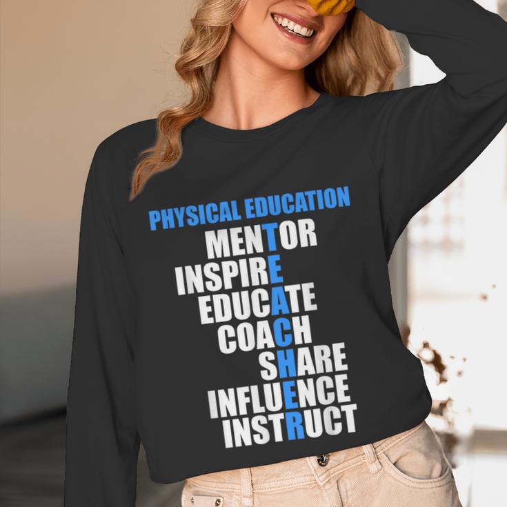 PE Physical Education Teacher For PE Teacher Unisex Long Sleeve T-Shirt, funny design PE Physical Education Teacher For PE Teacher Unisex Long Sleeve T-Shirt, funny design