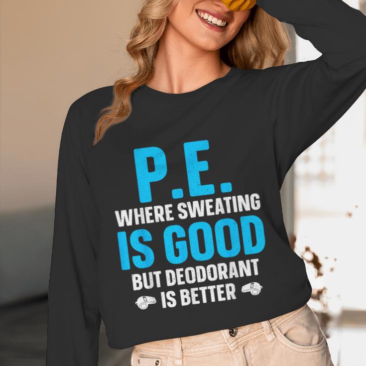 PE Teacher Art For Men Women Gym Teacher Appreciation Unisex Long Sleeve T-Shirt, funny design PE Teacher Art For Men Women Gym Teacher Appreciation Unisex Long Sleeve T-Shirt, funny design