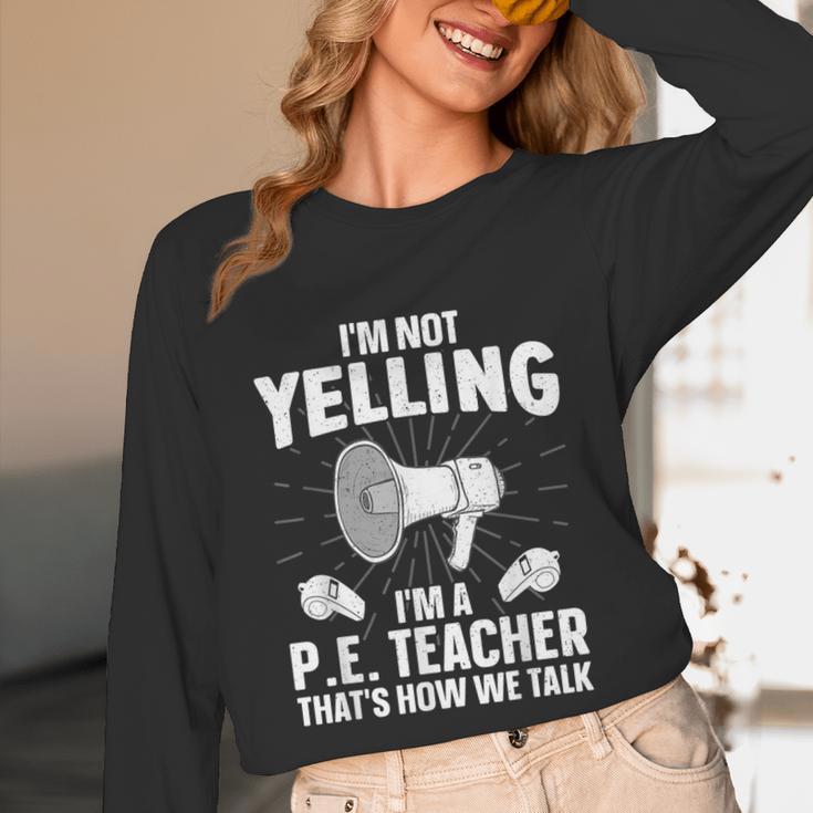 PE Teacher Art For Men Women Gym Teacher Physical Education Unisex Long Sleeve T-Shirt, funny design