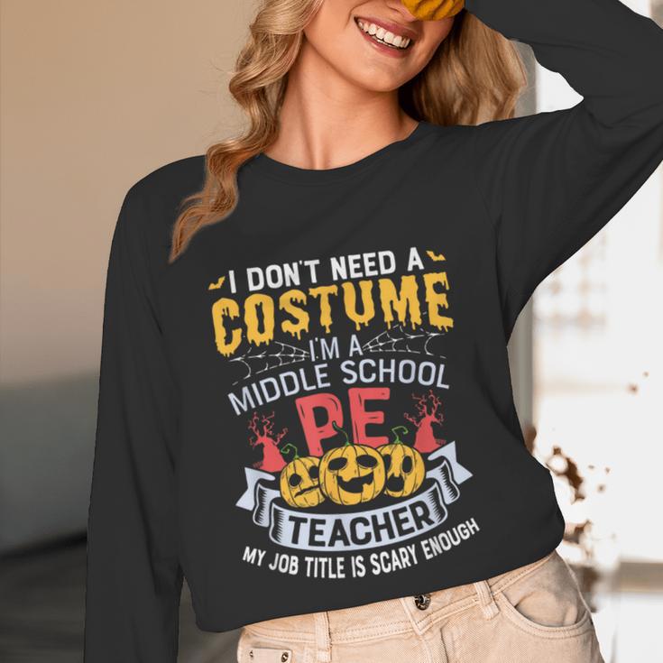 Physical Education School PE Teacher Halloween Costume Men Women Unisex Long Sleeve T-Shirt, funny design Physical Education School PE Teacher Halloween Costume Men Women Unisex Long Sleeve T-Shirt, funny design