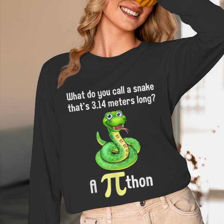 Pi Day Puns Pithon Math Teacher Jokes Women Men Kids Unisex Long Sleeve T-Shirt, funny design Pi Day Puns Pithon Math Teacher Jokes Women Men Kids Unisex Long Sleeve T-Shirt, funny design