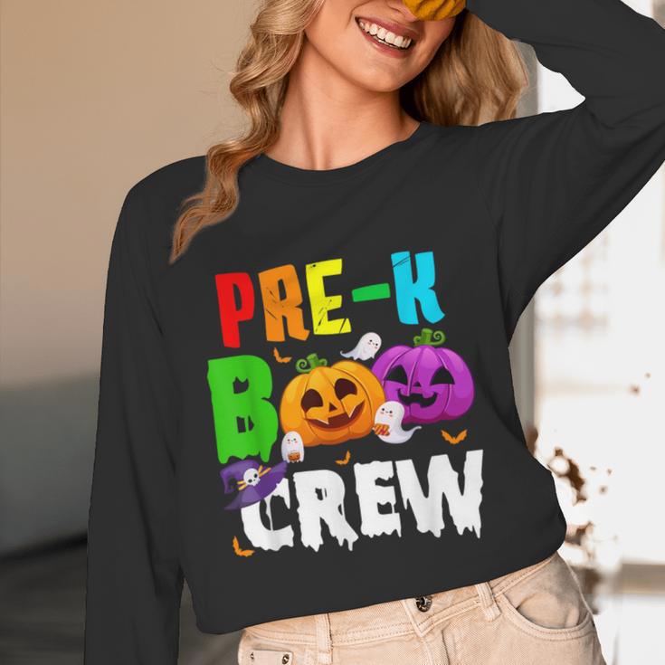 Pre K Boo Crew Halloween Costume Teachers Kids Unisex Long Sleeve T-Shirt, funny design Pre K Boo Crew Halloween Costume Teachers Kids Unisex Long Sleeve T-Shirt, funny design