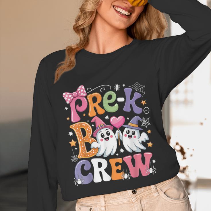 Pre-K Boo Crew Pre-K Teacher Student Kids Halloween Unisex Long Sleeve T-Shirt, funny design Pre-K Boo Crew Pre-K Teacher Student Kids Halloween Unisex Long Sleeve T-Shirt, funny design