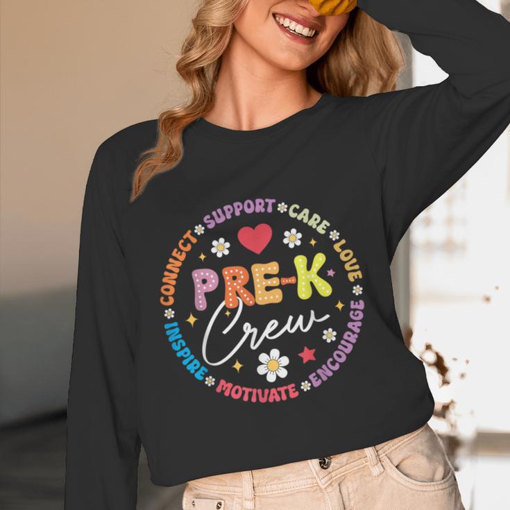 Pre-K Crew 1st Day Of School Preschool Teacher Unisex Long Sleeve T-Shirt, funny design Pre-K Crew 1st Day Of School Preschool Teacher Unisex Long Sleeve T-Shirt, funny design