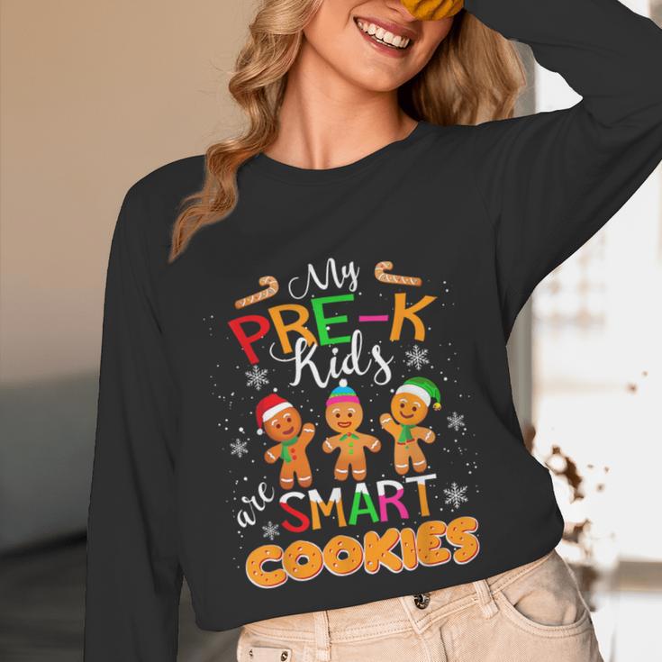 My Pre-K Kids Are Smart Cookies Christmas Teacher Unisex Long Sleeve T-Shirt, funny design My Pre-K Kids Are Smart Cookies Christmas Teacher Unisex Long Sleeve T-Shirt, funny design