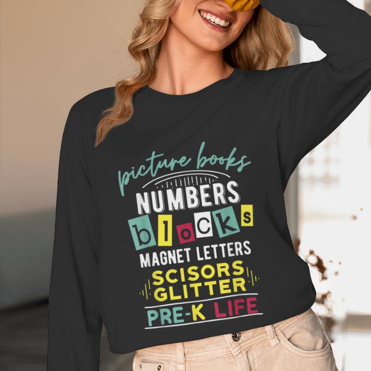 Pre-K Life Preschool Teacher Tees Men Women T-Shirt Unisex Long Sleeve T-Shirt, funny design Pre-K Life Preschool Teacher Tees Men Women T-Shirt Unisex Long Sleeve T-Shirt, funny design