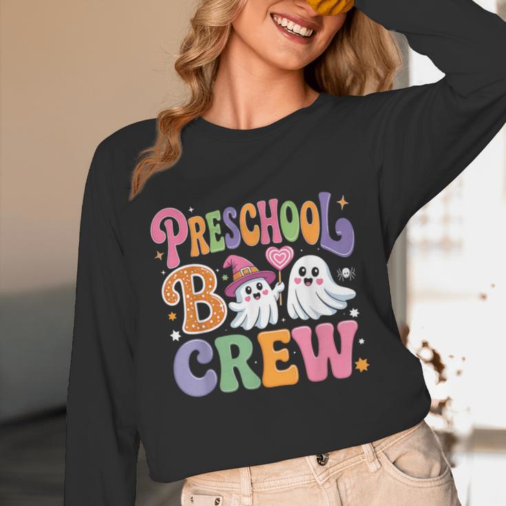 Preschool Boo Crew Preschool Teacher Student Halloween Unisex Long Sleeve T-Shirt, funny design Preschool Boo Crew Preschool Teacher Student Halloween Unisex Long Sleeve T-Shirt, funny design