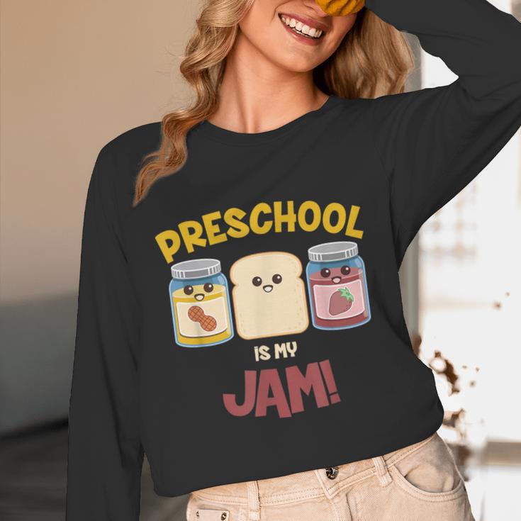 Preschool Is My Jam Teacher Shirt Unisex Long Sleeve T-Shirt, funny design Preschool Is My Jam Teacher Shirt Unisex Long Sleeve T-Shirt, funny design