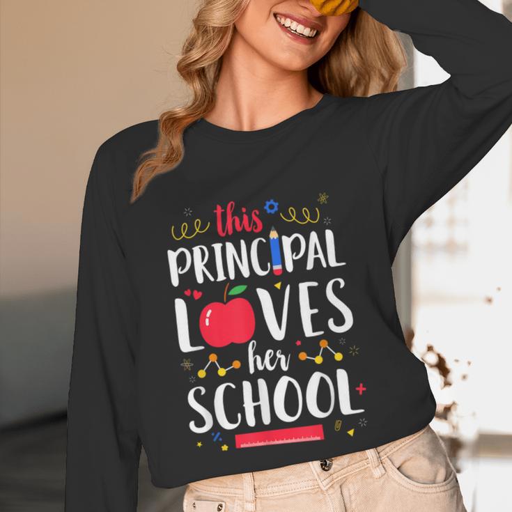 This Principal Loves Her School Teacher Appreciation Unisex Long Sleeve T-Shirt, funny design