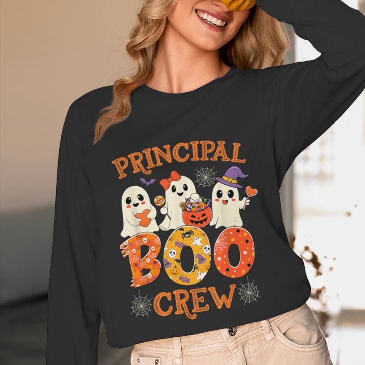Principal Teacher Boo Crew Halloween Spooky Costume Unisex Long Sleeve T-Shirt, funny design Principal Teacher Boo Crew Halloween Spooky Costume Unisex Long Sleeve T-Shirt, funny design