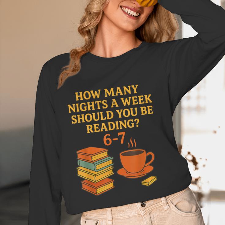 Reading 67 Meme English Teacher 6 7 Book Lover Humor Unisex Long Sleeve T-Shirt, funny design