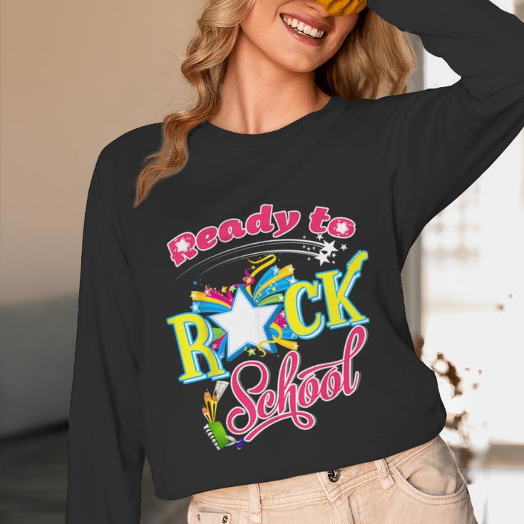 Ready To Rock School Shirt Students And Teachers Unisex Long Sleeve T-Shirt, funny design