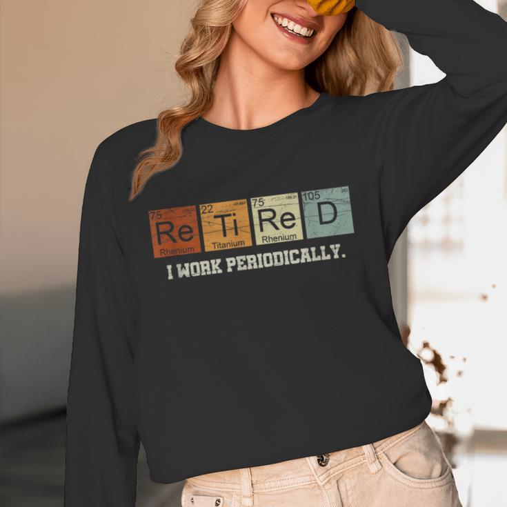 Retired Chemistry Teacher Science Retirement Chemistry Unisex Long Sleeve T-Shirt, funny design