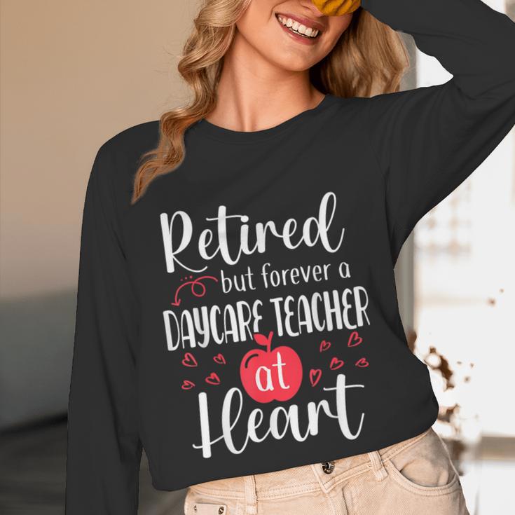 Retired Daycare Teacher Retirement For Daycare Teacher Unisex Long Sleeve T-Shirt, funny design Retired Daycare Teacher Retirement For Daycare Teacher Unisex Long Sleeve T-Shirt, funny design