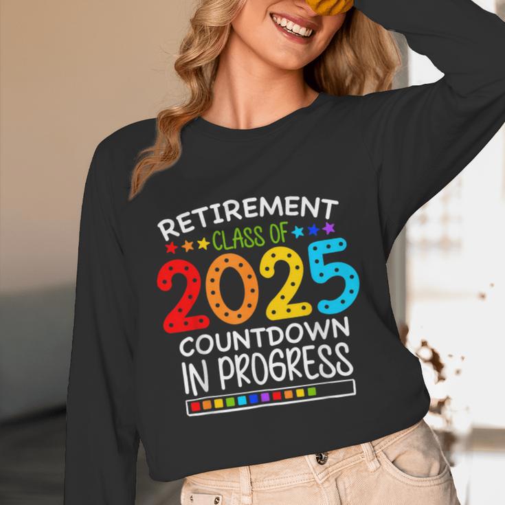 Retirement Class Of 2025 Teacher Countdown Loading Teacher Unisex Long Sleeve T-Shirt, funny design Retirement Class Of 2025 Teacher Countdown Loading Teacher Unisex Long Sleeve T-Shirt, funny design