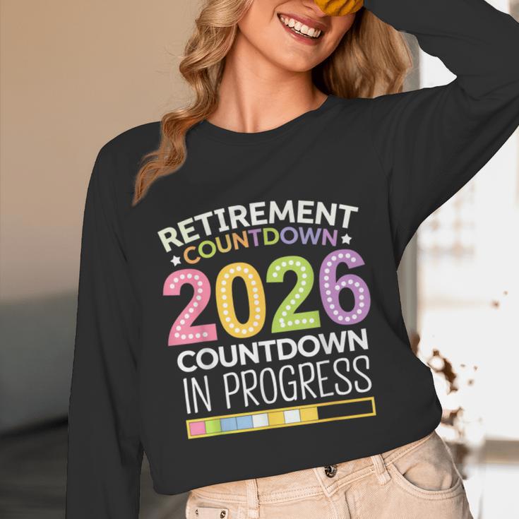 Retirement Class Of 2026 Teacher Countdown Loading Teacher Unisex Long Sleeve T-Shirt, funny design Retirement Class Of 2026 Teacher Countdown Loading Teacher Unisex Long Sleeve T-Shirt, funny design