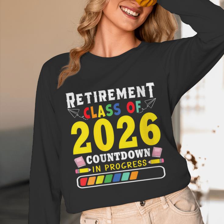 Retirement Primary Elementary Teacher 2026 Retiring Progress Unisex Long Sleeve T-Shirt, funny design Retirement Primary Elementary Teacher 2026 Retiring Progress Unisex Long Sleeve T-Shirt, funny design