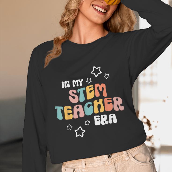 Retro Boho Math Science Professor In My STEM Teacher Era Unisex Long Sleeve T-Shirt, funny design Retro Boho Math Science Professor In My STEM Teacher Era Unisex Long Sleeve T-Shirt, funny design