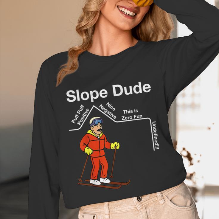 Slope Dude Algebra Geometry Middle School Math Teacher Unisex Long Sleeve T-Shirt, funny design